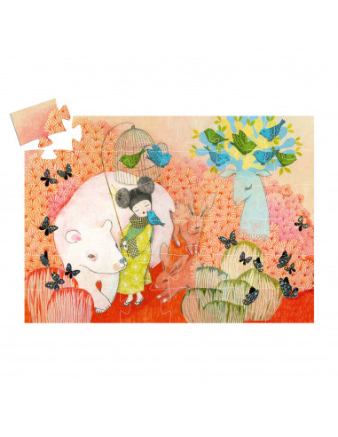 PUZZLE SILHOUETTE - Kokeishi 36 pcs