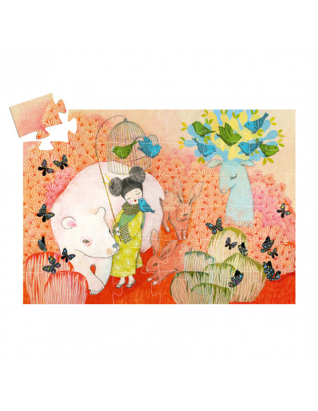 PUZZLE SILHOUETTE - Kokeishi 36 pcs