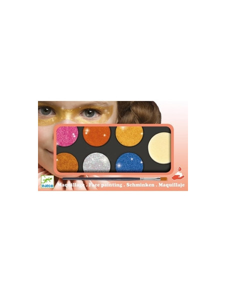 Palette 6 couleurs - effet métal