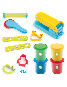 4 pots et 21 outils pâte à modeler 2
