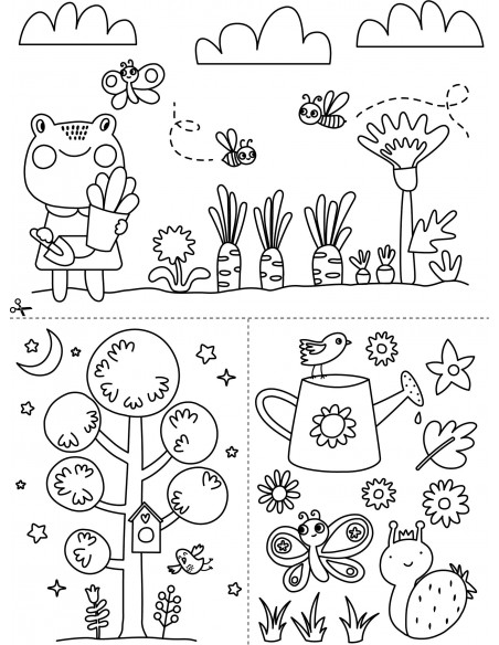 Dessiner sur les vitres - mon joli jardin