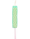 Bougie anniversaire lettre i vert