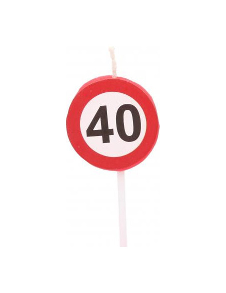 Bougie anniversaire age 40