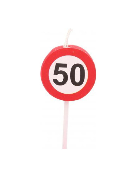 Bougie anniversaire age 50