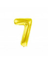 Ballon mylar chiffre 7 or 86cm