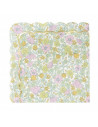 Serviettes festonnees 33x33cm shabby et or x 16