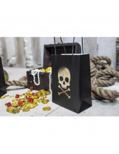 Sacs papier pirate x 4