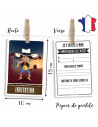 Pack 6 cartes invitations calamity