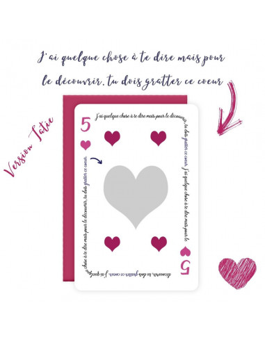 Cartes a gratter tatie/tonton