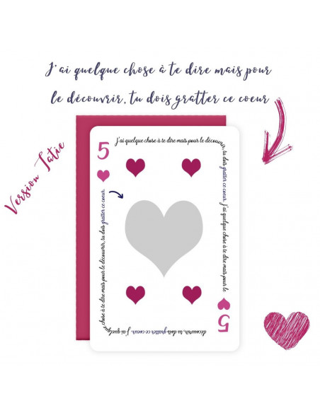 Cartes a gratter tatie/tonton