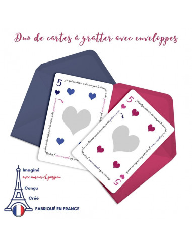 Cartes a gratter tatie/tonton