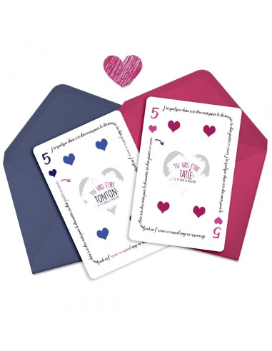 Cartes a gratter tatie/tonton