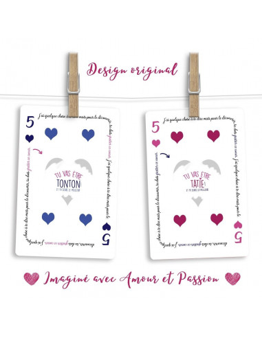 Cartes a gratter tatie/tonton
