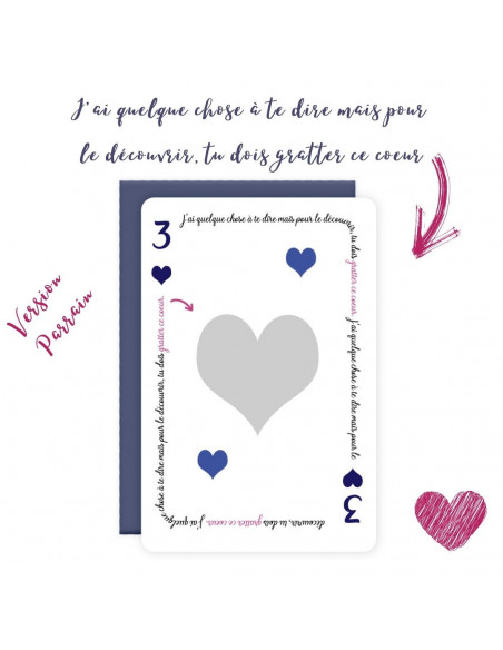 Cartes a gratter parrain/marraine
