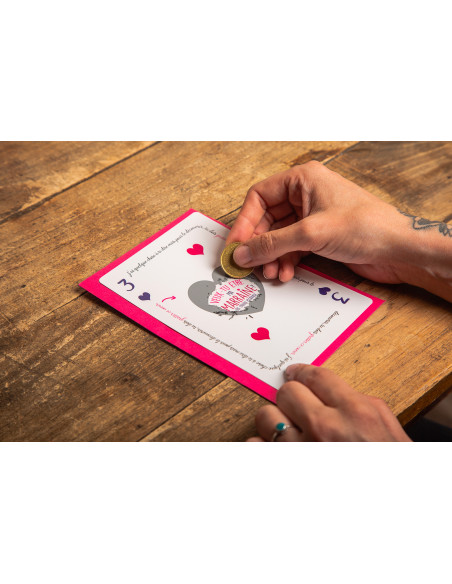 Cartes a gratter parrain/marraine