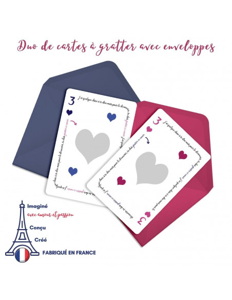 Cartes a gratter parrain/marraine