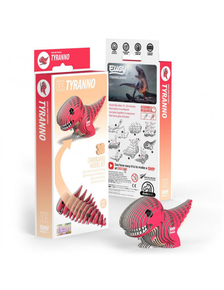 Eugy 3D T-Rex - Puzzle dinosaure écologique