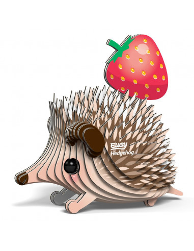 Eugy 3D Hérisson - Puzzle animal écologique