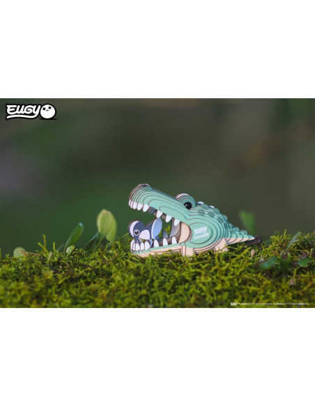 Eugy 3D Crocodile - Puzzle reptile écologique