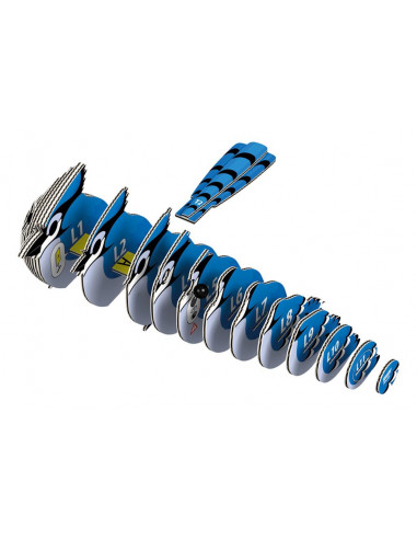 Eugy 3D Geai Bleu - Puzzle oiseau écologique