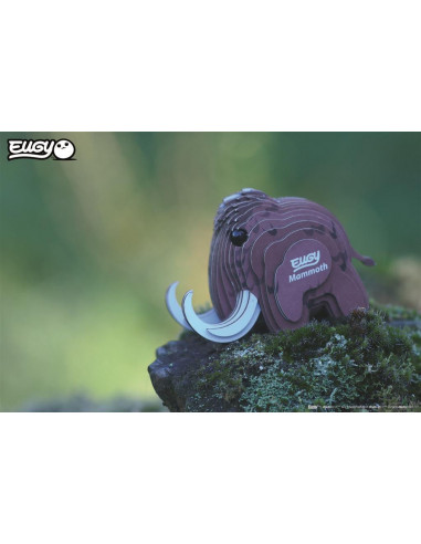 Eugy 3D Mammouth - Puzzle écologique ère glaciaire