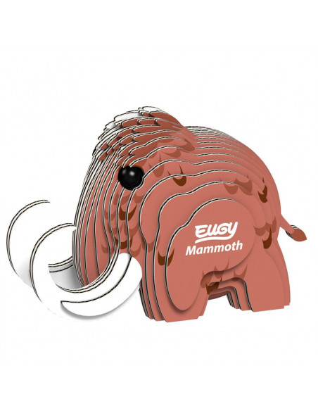 Eugy 3D Mammouth - Puzzle écologique ère glaciaire
