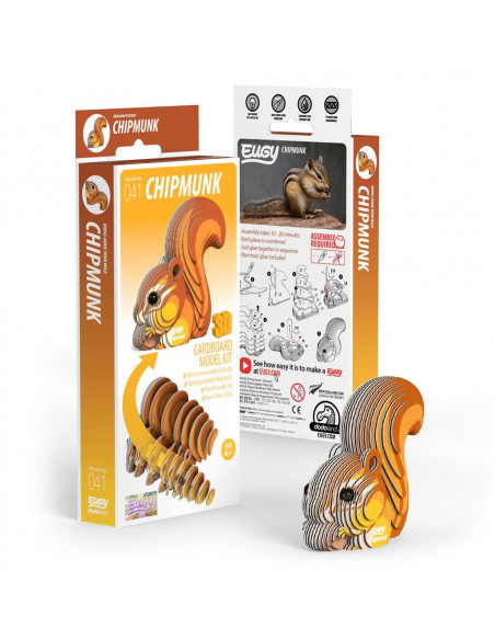 Eugy puzzle 3d - ecureuil