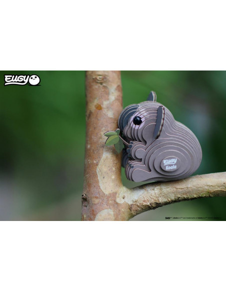 Eugy 3D Perroquet - Puzzle écologique tropical