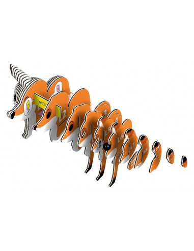 Eugy 3D Renard Roux - Puzzle écologique forestier