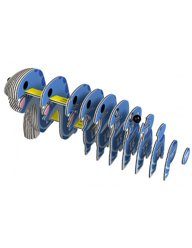 Eugy puzzle 3d - prehistoire - brontosaure