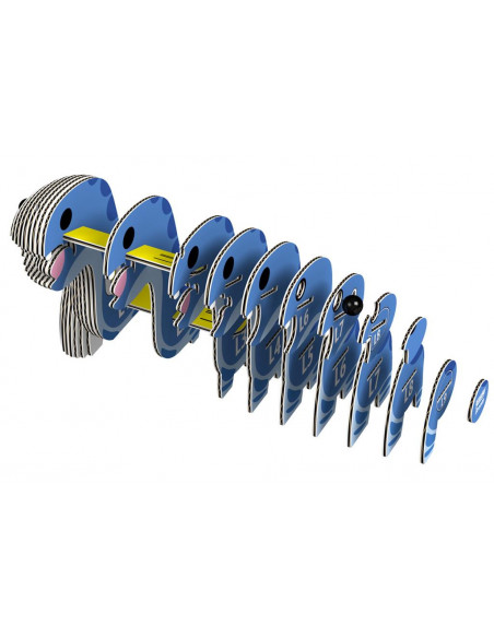 Eugy puzzle 3d - prehistoire - brontosaure