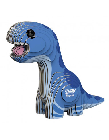 Eugy puzzle 3d - prehistoire - brontosaure