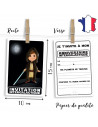 PACK 6 CARTES INVITATION ANNIVERSAIRE - STAR WARS
