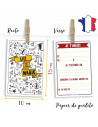 PACK 6 CARTES INVITATION ANNIVERSAIRE - HARRY POTTER ECHARPE