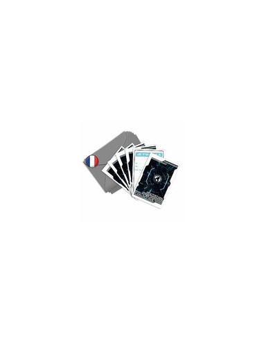 PACK 6 CARTES INVITATION ANNIVERSAIRE-ESPACE VAISSEAU SPATIA