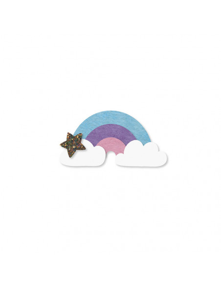 MULTIACTIVITES 6 DECORATIONS ARC-EN-CIEL A CREER
