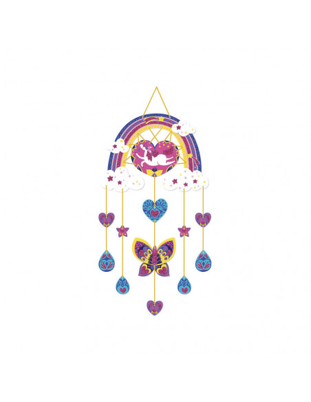 MULTIACTIVITES 6 DECORATIONS ARC-EN-CIEL A CREER