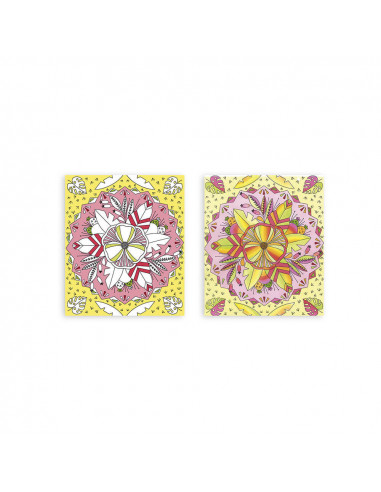PEINTURE ARC-EN-CIEL MANDALAS