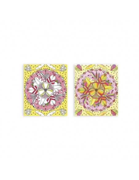 PEINTURE ARC-EN-CIEL MANDALAS