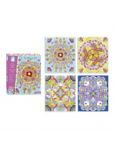 PEINTURE ARC-EN-CIEL MANDALAS 2