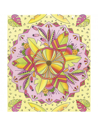 PEINTURE ARC-EN-CIEL MANDALAS