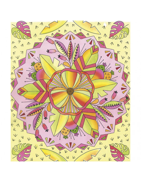 PEINTURE ARC-EN-CIEL MANDALAS