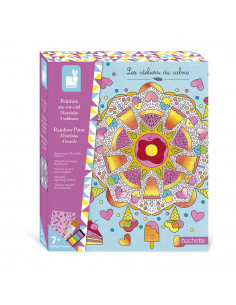 PEINTURE ARC-EN-CIEL MANDALAS