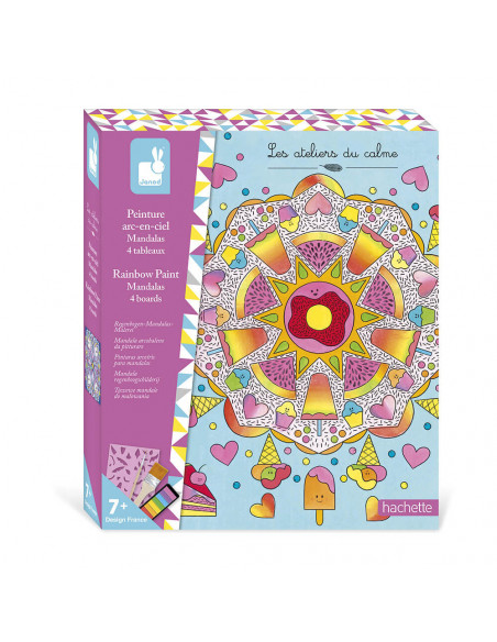 PEINTURE ARC-EN-CIEL MANDALAS
