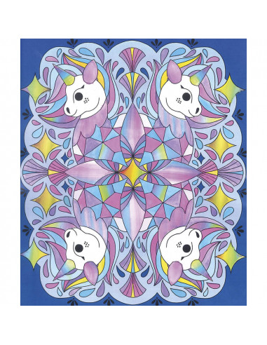 PEINTURE ARC-EN-CIEL MANDALAS