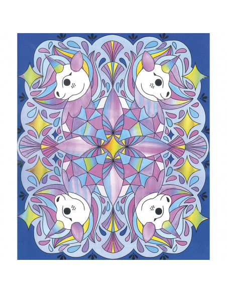 PEINTURE ARC-EN-CIEL MANDALAS
