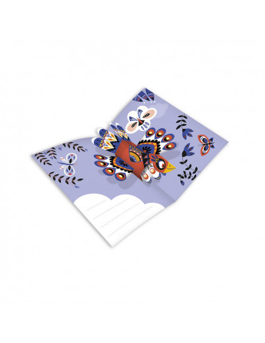 6 CARTES POP-UP ANIMAUX A CREER