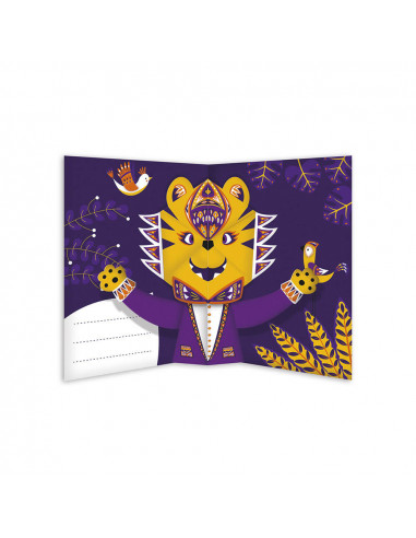 6 CARTES POP-UP ANIMAUX A CREER