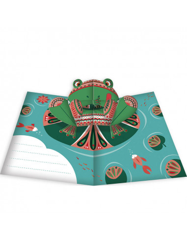 6 CARTES POP-UP ANIMAUX A CREER