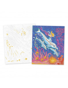 PEINTURE AU NUMERO DAUPHINS 2
